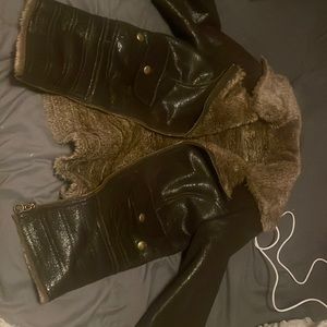 leather jacket made by guess.  Size small